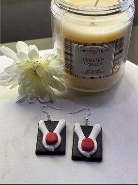 Twilight Apple Polymer Clay Earrings